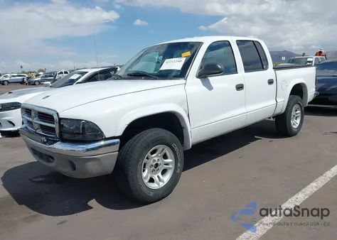 2004 Dodge Dakota Slt from USA, damaged, VIN 1D7HG48N04S734207